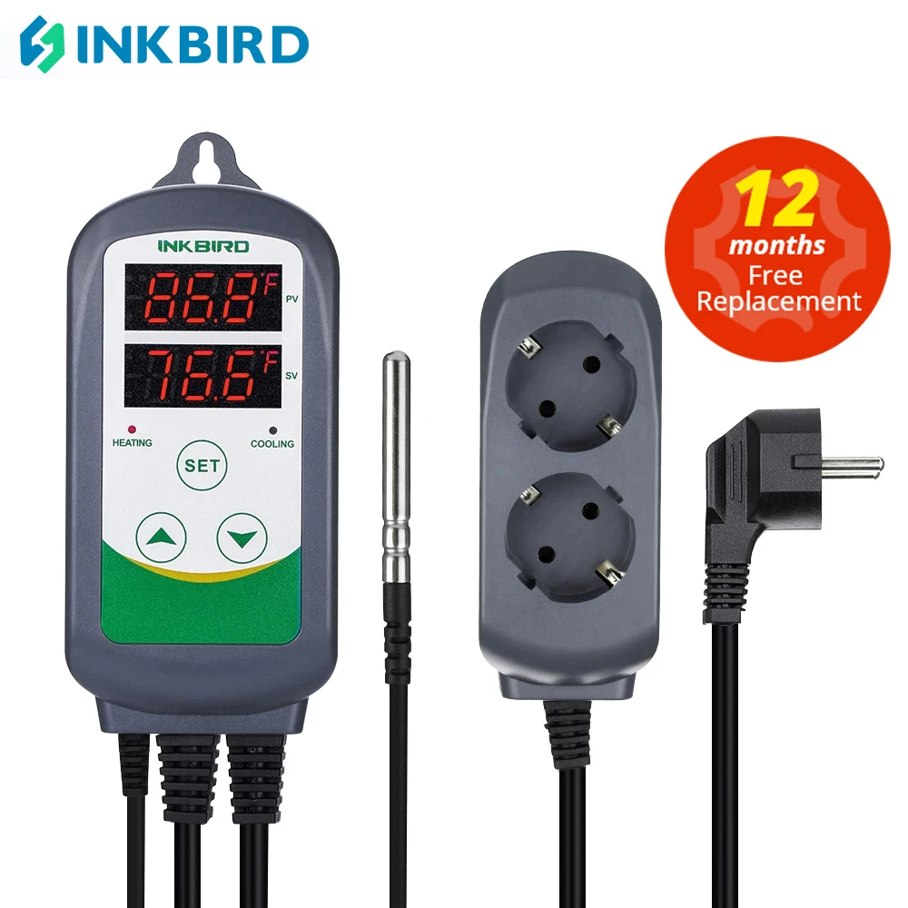 Temperature Controller for carboy, fermenter, greenhouse, and terrarium temp. control