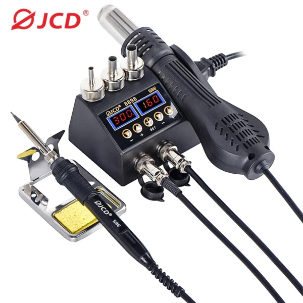 2 in 1 750W Soldering Station LCD Digital display welding rework station