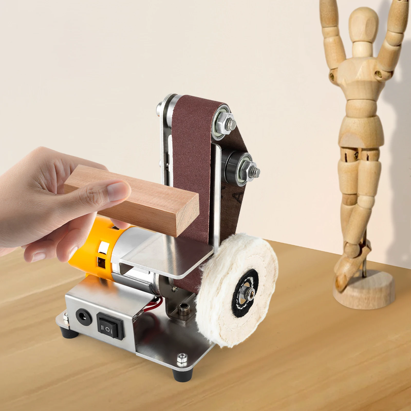 Precision Sanding Power: Versatile Belt Sander & Electric Bench Grinder