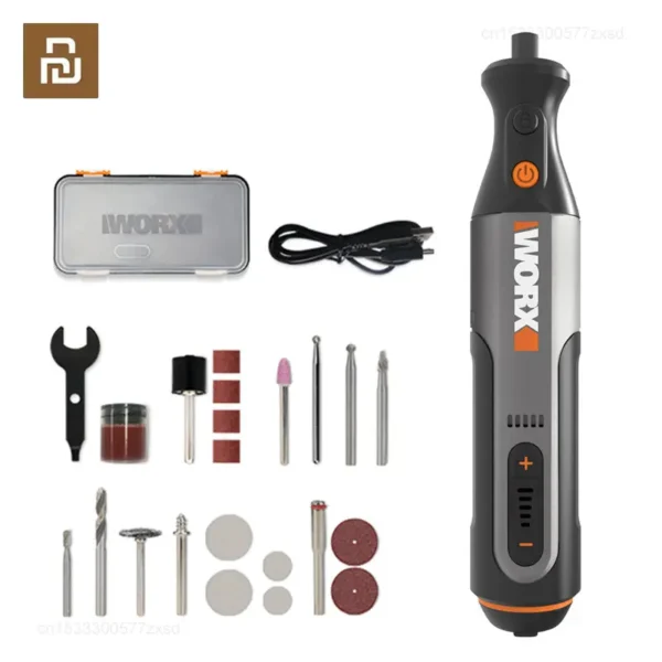 Versatile Rotary Tool WX106 Cordless Mini Drill Engraving Grinding Polishing Machine USB Charger Variable Speed Power Tools Set